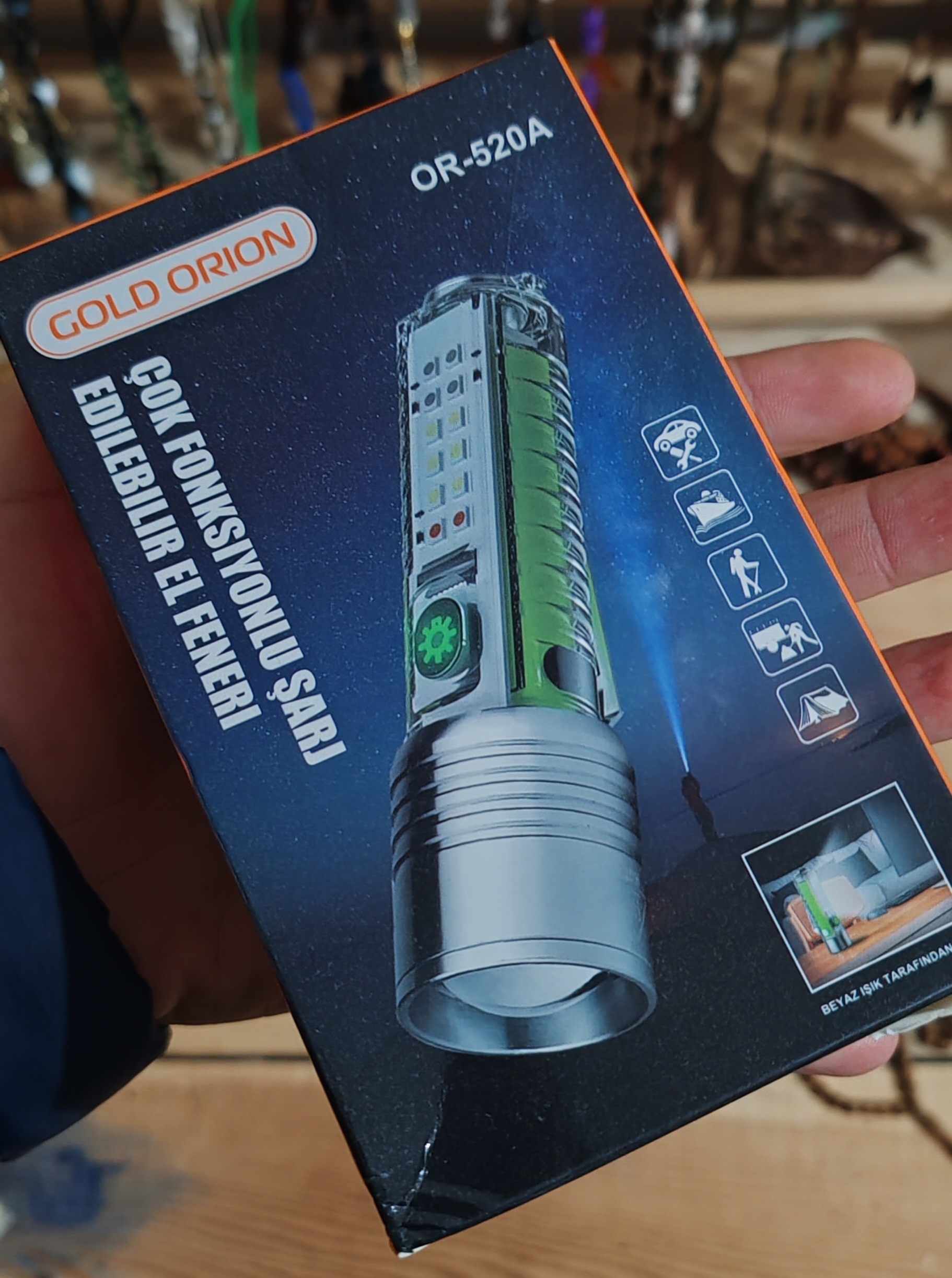 Çok Fonksiyonlu Şarjlı El Feneri